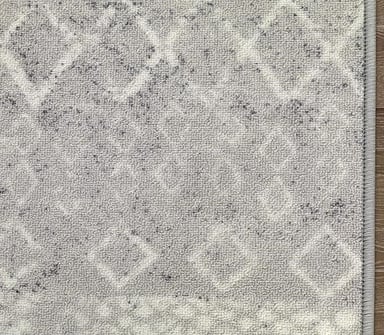 ALFOMBRA REDONDA GRIS CON GOMA ANTIDESLIZANTE 150 X150 CM - 4