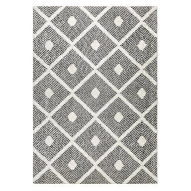 ALFOMBRA GRIS 120X180 CM MODERNO - 2