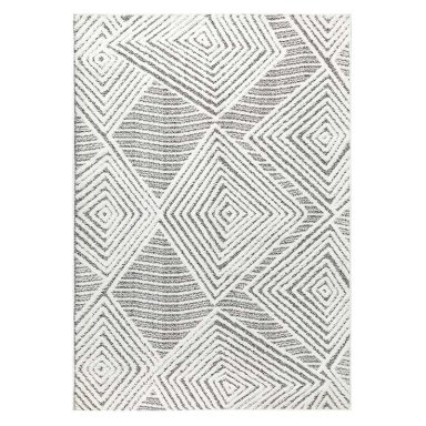ALFOMBRA GRIS 120X180 CM MODERNO - 2