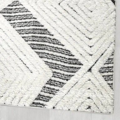 ALFOMBRA GRIS 120X180 CM MODERNO - 3