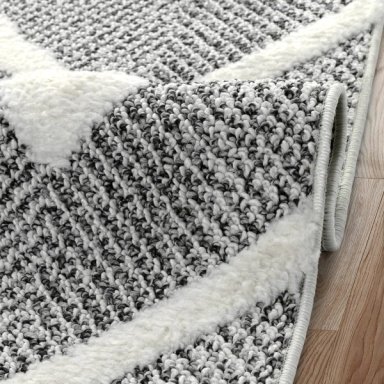 ALFOMBRA GRIS 120X180 CM MODERNO - 6