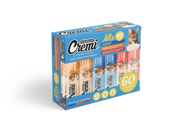 SNACK GATOS CREMI CAJA MIX SABOR DEL MAR ATUN/SALMON 60UND - 1