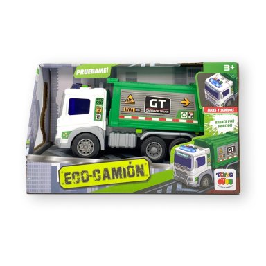 JUGUETE CAMION RECOLECTOR BASURA 1:16 LUCES SONIDOS - 2