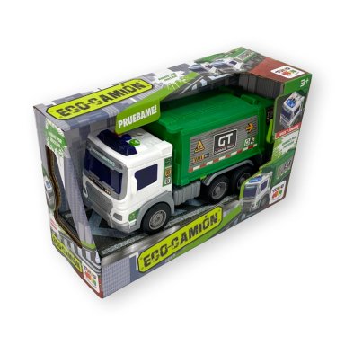 JUGUETE CAMION RECOLECTOR BASURA 1:16 LUCES SONIDOS - 3