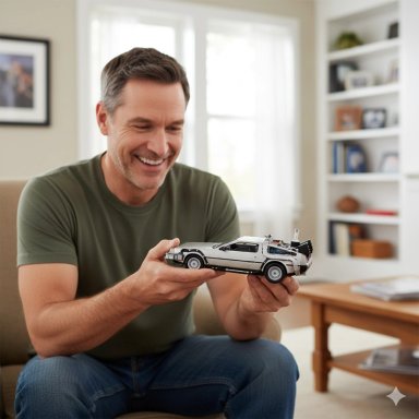 BACK TO THE FUTURE II DELOREAN ESCALA 1:24 - WELLY - 9