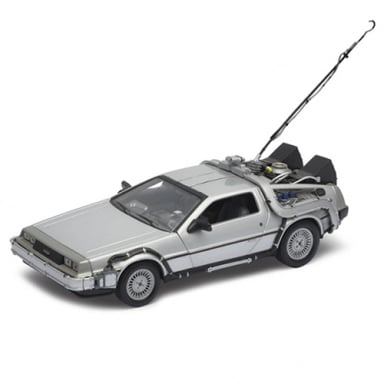 BACK TO THE FUTURE I DELOREAN ESCALA 1:24 - WELLY - 2