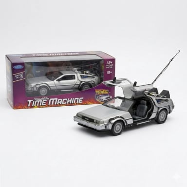 BACK TO THE FUTURE I DELOREAN ESCALA 1:24 - WELLY - 6