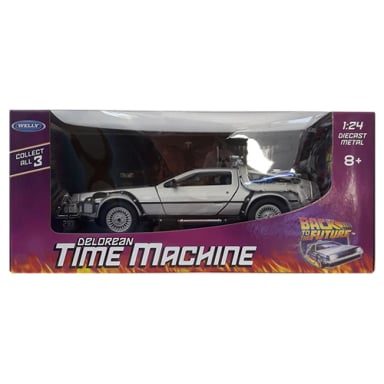 BACK TO THE FUTURE I DELOREAN ESCALA 1:24 - WELLY - 7