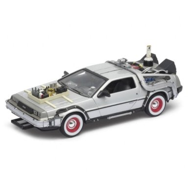 BACK TO THE FUTURE III DELOREAN ESCALA 1:24 - WELLY - 3
