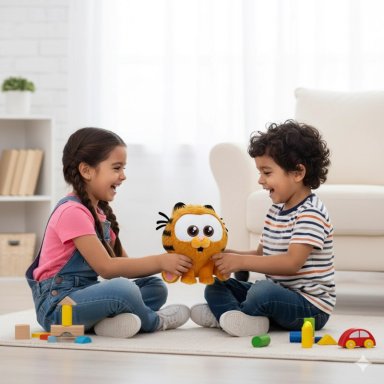 PELUCHE BABY GARFIELD 20 CM - GARFIELD - 2