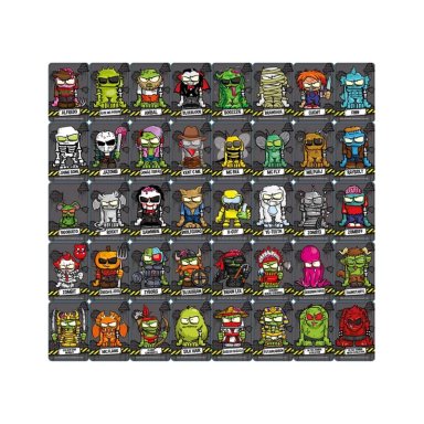 JUEGO DE MESA ADIVINA QUIEN ERES - ULTRA ZOMBIES - 1