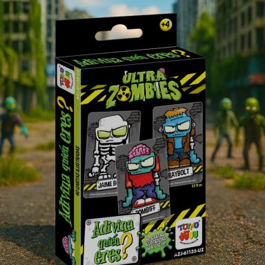 JUEGO DE MESA ADIVINA QUIEN ERES - ULTRA ZOMBIES - 3