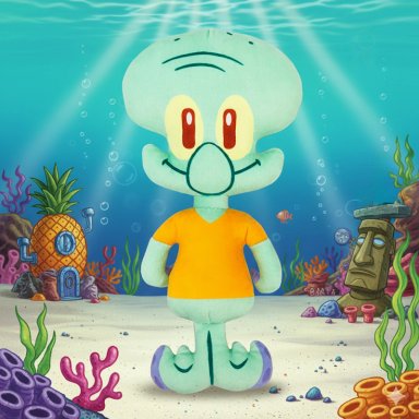 PELUCHE CALAMARDO - BOB ESPONJA - 2