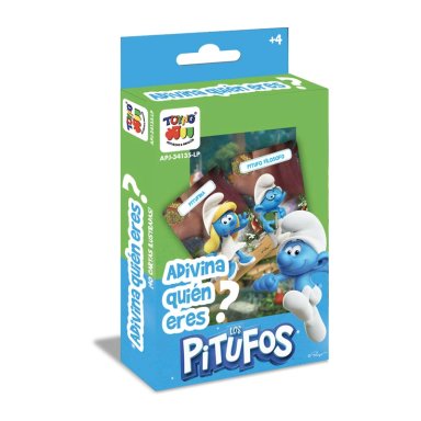 JUEGO EDUCATIVO FLASH CARDS ADIVINA QUIEN - LOS PITUFOS - 2