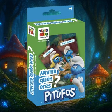 JUEGO EDUCATIVO FLASH CARDS ADIVINA QUIEN - LOS PITUFOS - 3