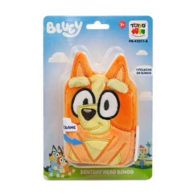 PELUCHE SQUISHY HEAD BINGO - BLUEY - 4