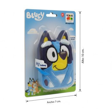 PELUCHE SQUISHY HEAD BLUEY - BLUEY - 6