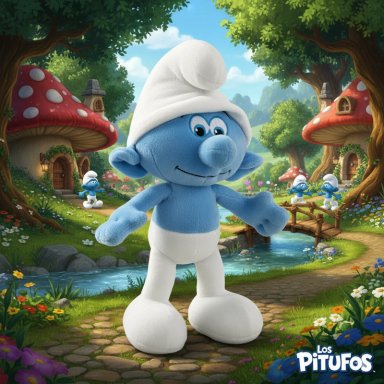 PELUCHE PITUFO - LOS PITUFOS - 6