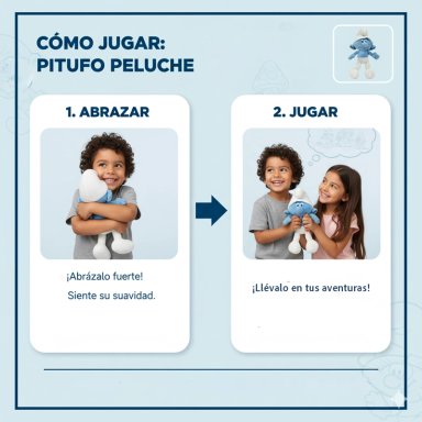 PELUCHE PITUFO - LOS PITUFOS - 8