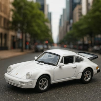 AUTO PORSCHE 911 TURBO ESCALA 1:60 - WELLY - 5