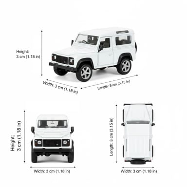 AUTO LAND ROVER DEFENDER ESCALA 1:60 - WELLY - 7