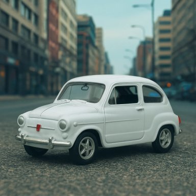 AUTO FIAT 600 ESCALA 1:60 - WELLY - 5