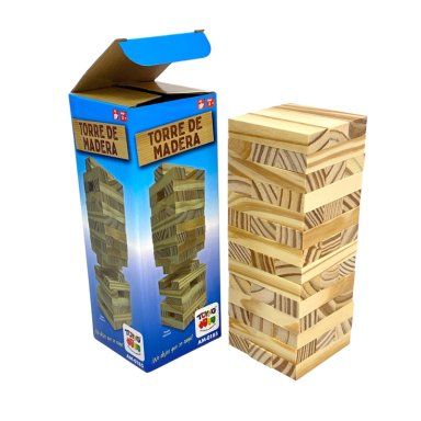 JUEGO DE MESA TORRE MADERA CHICA - TOYNG - 1