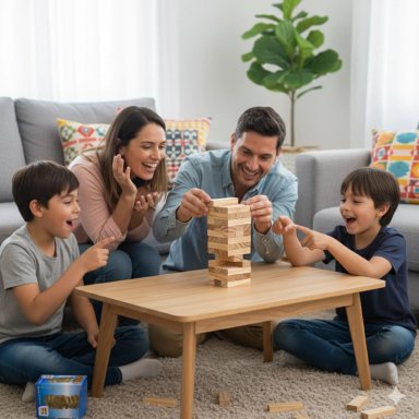 JUEGO DE MESA TORRE MADERA CHICA - TOYNG - 3