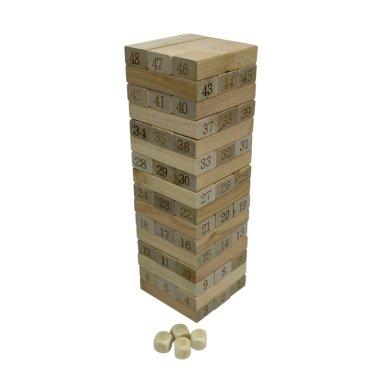 JUEGO DE MESA TORRE MADERA CHICA - TOYNG - 5
