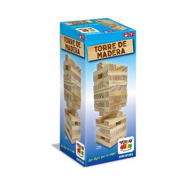 JUEGO DE MESA TORRE MADERA CHICA - TOYNG - 7