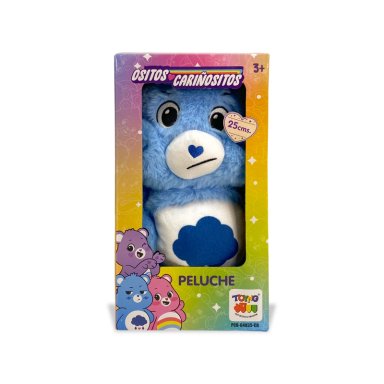 PELUCHE GRUÑOSITO AZUL 25 CM EN CAJA - OSITOS CARIÑOSITOS - 3