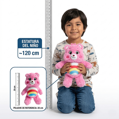 PELUCHE ALEGROSITA ROSADO 20 CM - OSITOS CARIÑOSITOS - 6