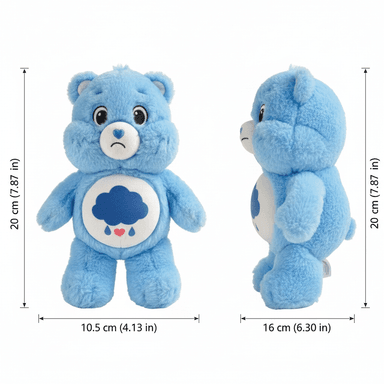 PELUCHE GRUÑOSITO AZUL 20 CM - OSITOS CARIÑOSITOS - 4