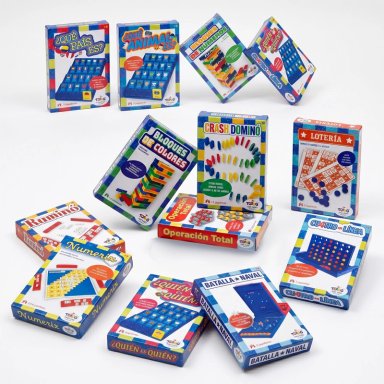 PACK X12 JUEGOS DE MESA TRAVEL GAME TOYNG SURTIDOS - 1