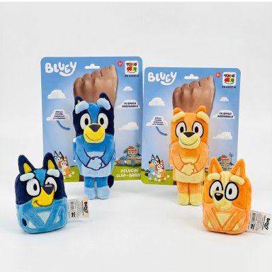 PACK PELUCHES BLUEY Y BINGO X4 UNIDADES - 1