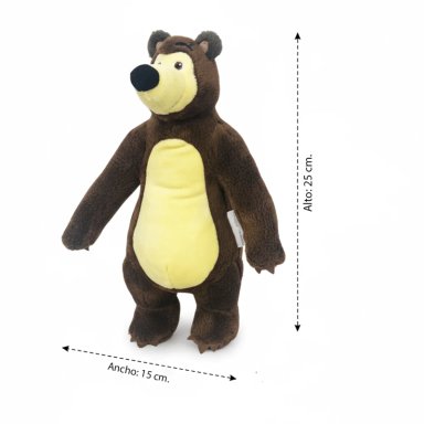 PACK X2 PELUCHES MASHA Y EL OSO COLECCION COMPLETA - 4