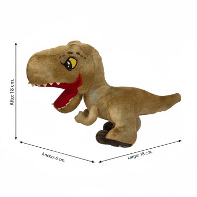 PACK X3 PELUCHES JURASSIC WORLD COLECCION COMPLETA - 4