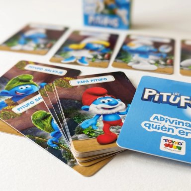 PACK 12 FLASH CARDS ADIVINA QUIE N ERES LOS PITUFOS - 2