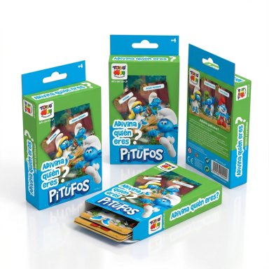 PACK 12 FLASH CARDS ADIVINA QUIE N ERES LOS PITUFOS - 5
