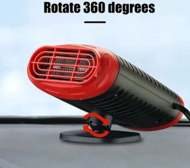 CALEFACTOR AUTO 12V VENTILADOR AIRE CALIENTE 150W - 3