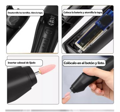 SET MÁQUINA MULTIFUNCIONAL AFEITADORA BARBA NARIZ Y OREJA RECARGABLE - 6