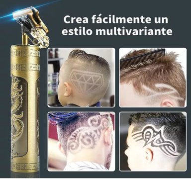SET MÁQUINA MULTIFUNCIONAL AFEITADORA BARBA NARIZ Y OREJA RECARGABLE - 7