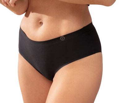 PACK X3 CALZÓN MUJER UNICA LINGERIE PANTALETAS MICROFIBRA SIN DEMARCACIÓN NEGRO - 4
