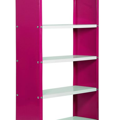 ESTANTERÍA HABITAT PLUS 5/300 ROSA/BLANCO - 4
