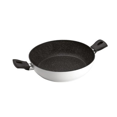 SET WOK 2 ASAS 24CM ANTIADHERENTE  CON TAPA DAILY - 2
