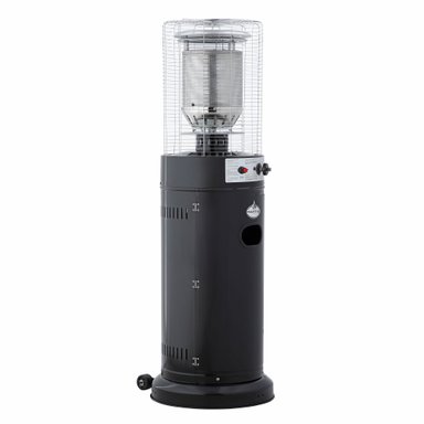 ESTUFA A GAS EXTERIOR TERRAZA CILDRO LW NEGRA 1,35 METROS - 1