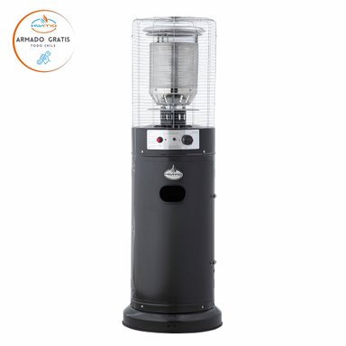 ESTUFA A GAS EXTERIOR TERRAZA CILDRO LW NEGRA 1,35 METROS - 6