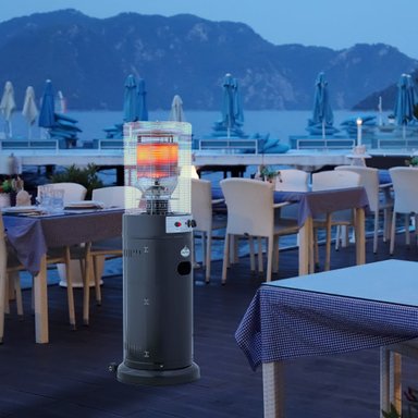 ESTUFA A GAS EXTERIOR TERRAZA CILDRO LW NEGRA 1,35 METROS - 9