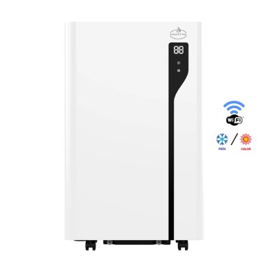 AIRE ACONDICIONADO PORTATIL FRIO-CALOR WIFI 12000 BTU ꓘÖLD 12WF PRO WHITE - 1