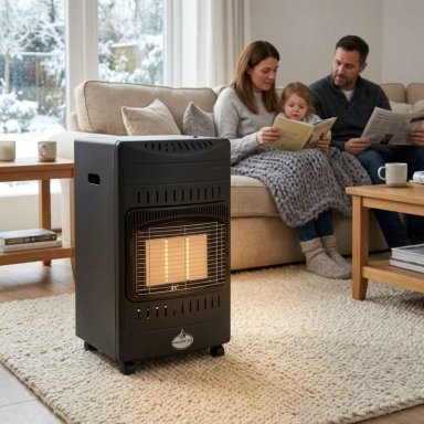 Estufa a Gas Interior 5 Kg 2,8 Kw VARME  Black - 8